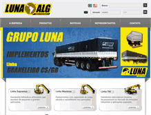 Tablet Screenshot of lunaalg.com.br